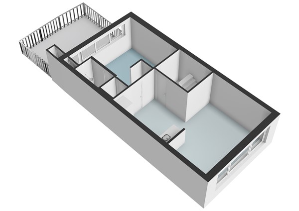 Floorplan - Sint Aagtenstraat 14A, 2312 CB Leiden